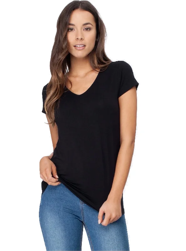 V-Neck Shirt in Black