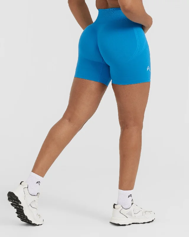 Effortless Seamless Shorts | Tropical Blue