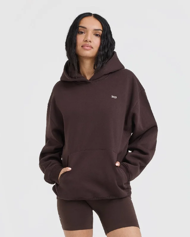 Foundations Hoodie | Plum Brown