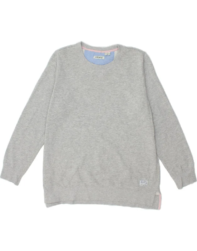 ORVIS Womens Sweatshirt Jumper UK 18 XL Grey Cotton