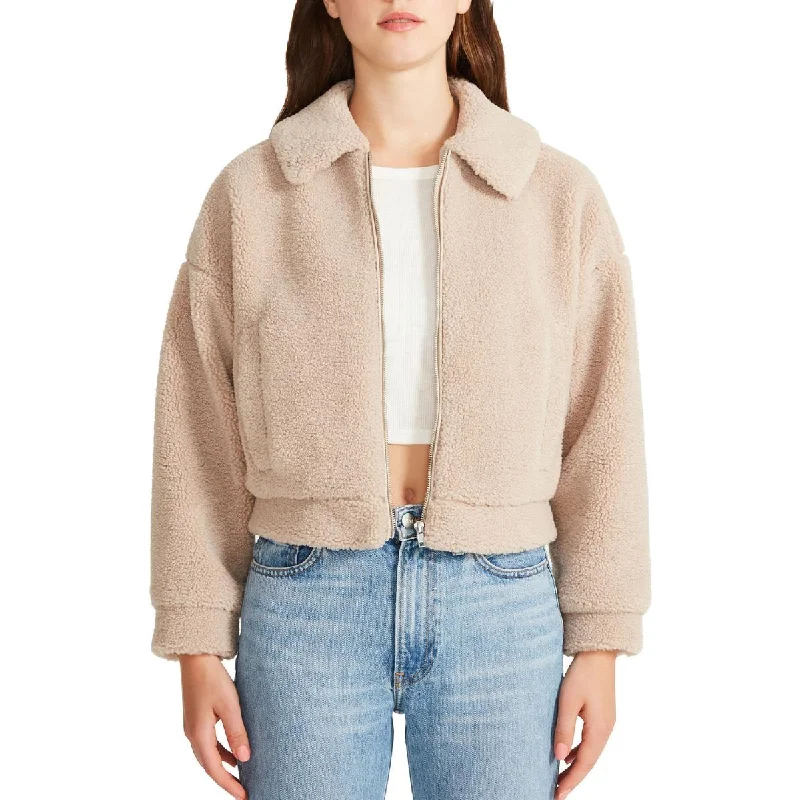 BB Dakota Teddy To Go Women's Cropped Faux Shearling Jacket