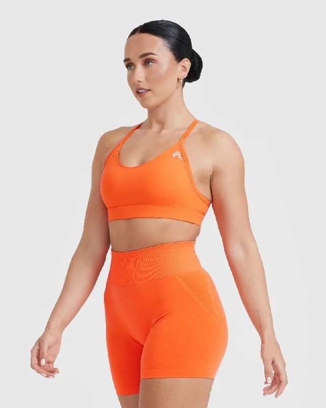 Everyday Sports Bra | Tangerine Orange