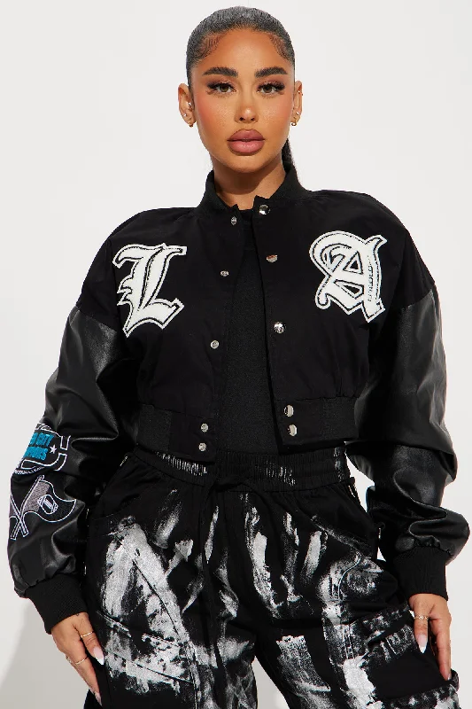 LA Champions Bomber Jacket - Black