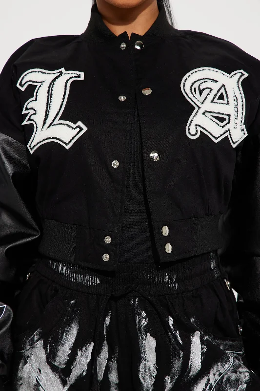 LA Champions Bomber Jacket - Black