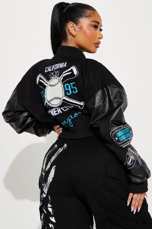 LA Champions Bomber Jacket - Black