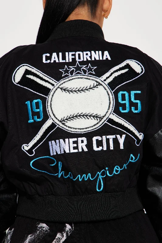 LA Champions Bomber Jacket - Black