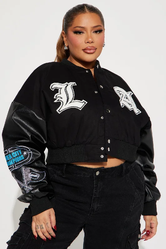 LA Champions Bomber Jacket - Black