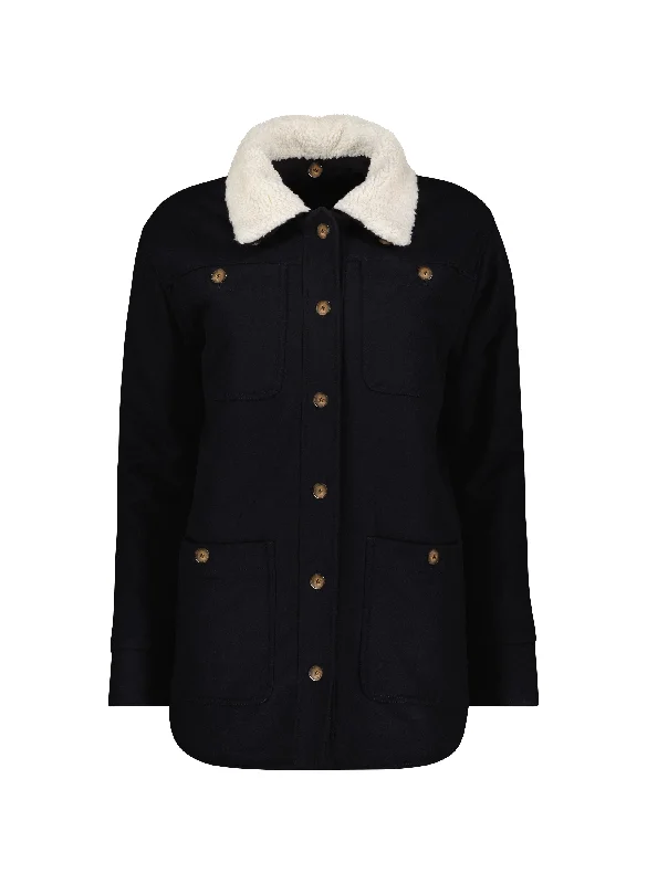 Leslie Wool Chuck on Coat