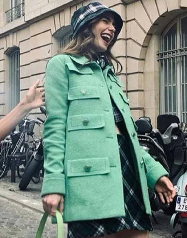 Emily In Paris Multi-Pocket Coat