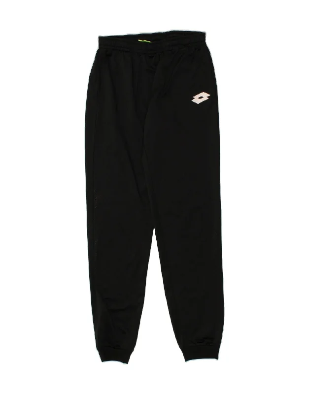 LOTTO Womens Tracksuit Trousers Joggers UK 18 XL Black Polyester