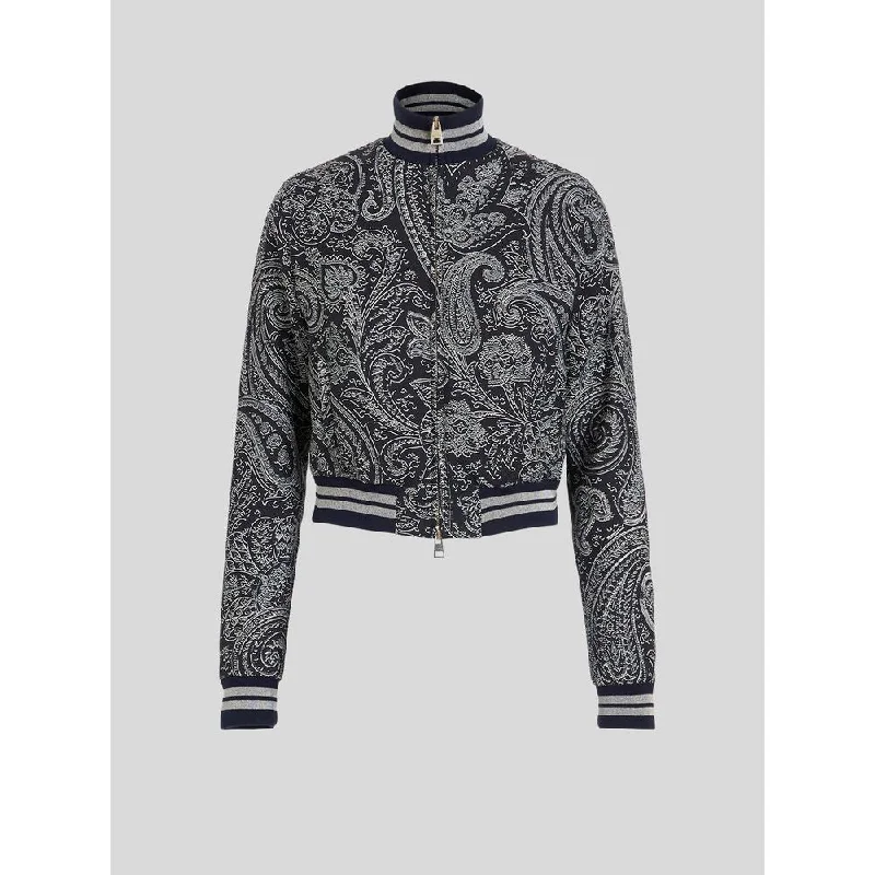 Paisley Bomber Jacket