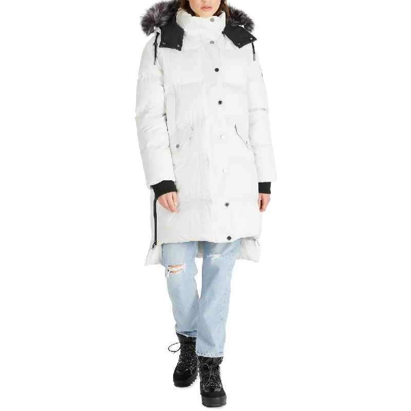 Pajar Women's Reyna Down Fill Water Repellant Hooded Puffer Coat Parka