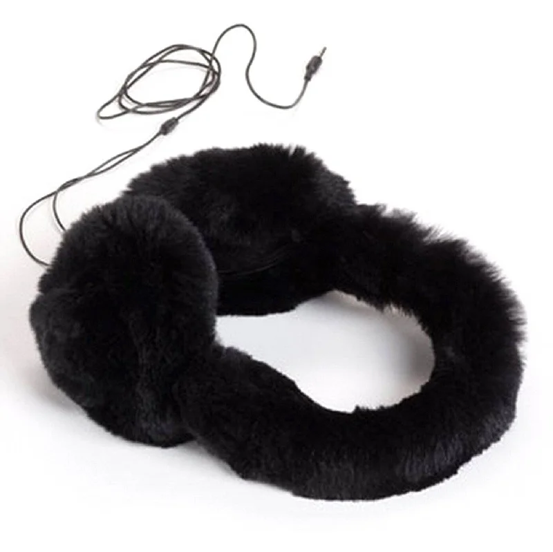 Rex Rabbit All Over Tech Earmuffs - Black