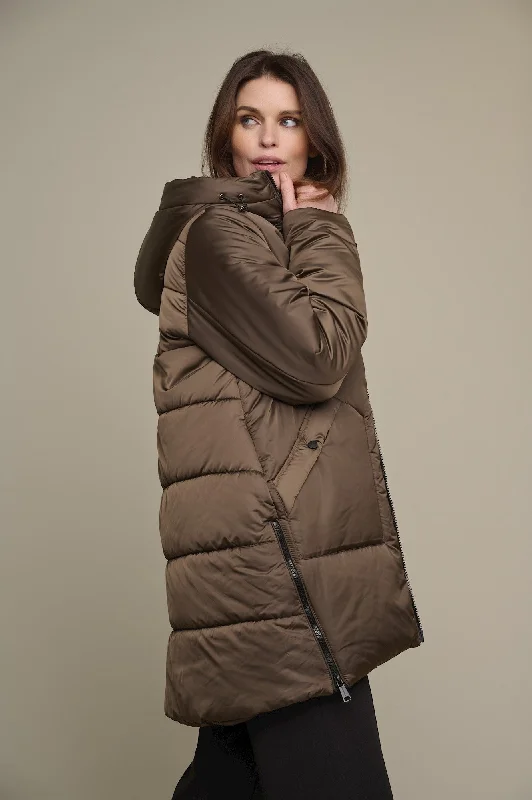 RINO & PELLE JOUKE Padded hooded coat