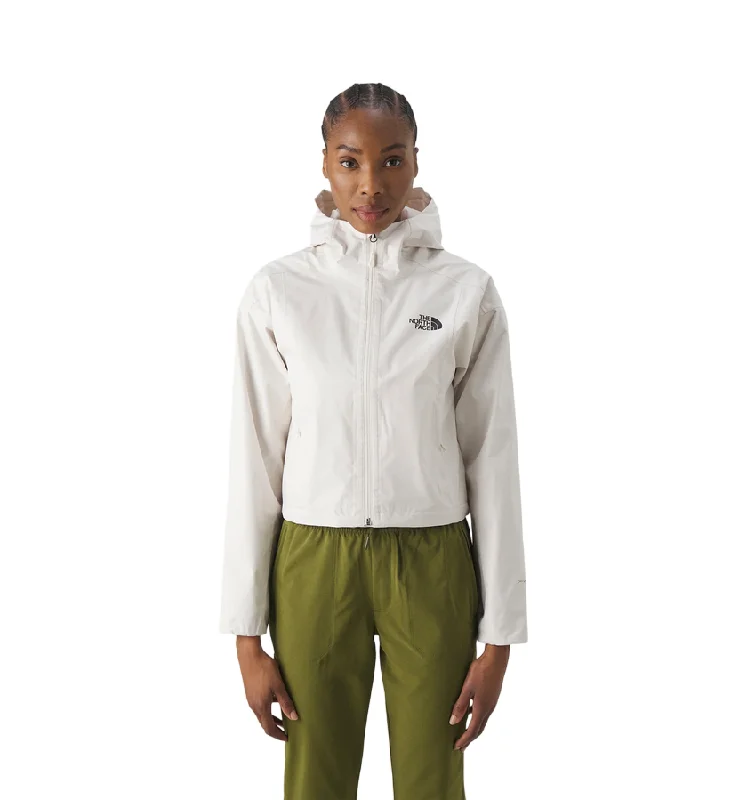 The North Face giacca da donna Corta Quest Crop NF0A55EPQPLI sabbia bianca