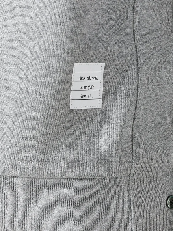 THOM BROWNE Women Classic Sweatshirt In Classic Loop With Engineered 4 Bar