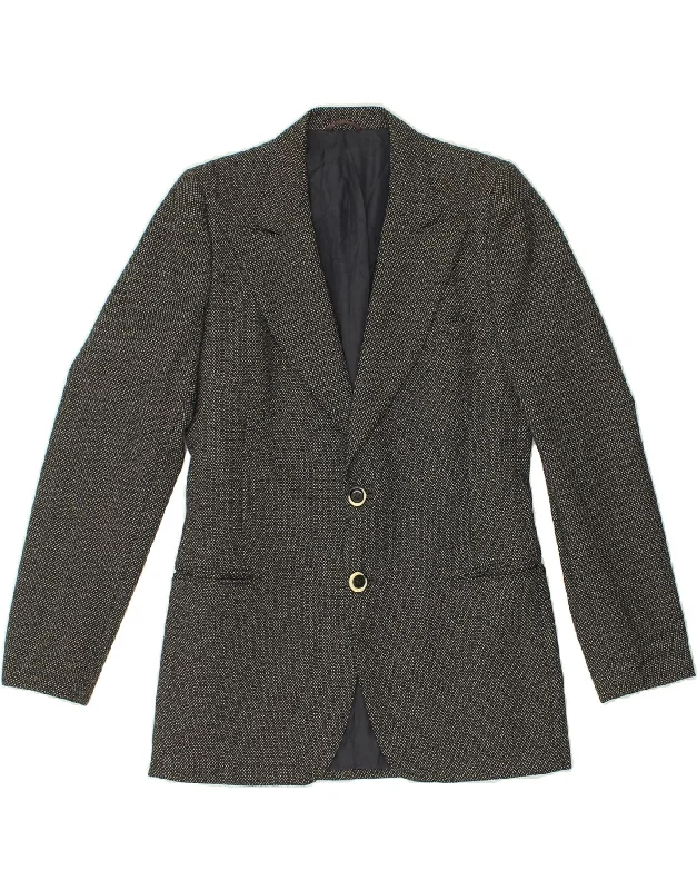 TREVIRA Womens 2 Button Blazer Jacket IT 50 XL Grey