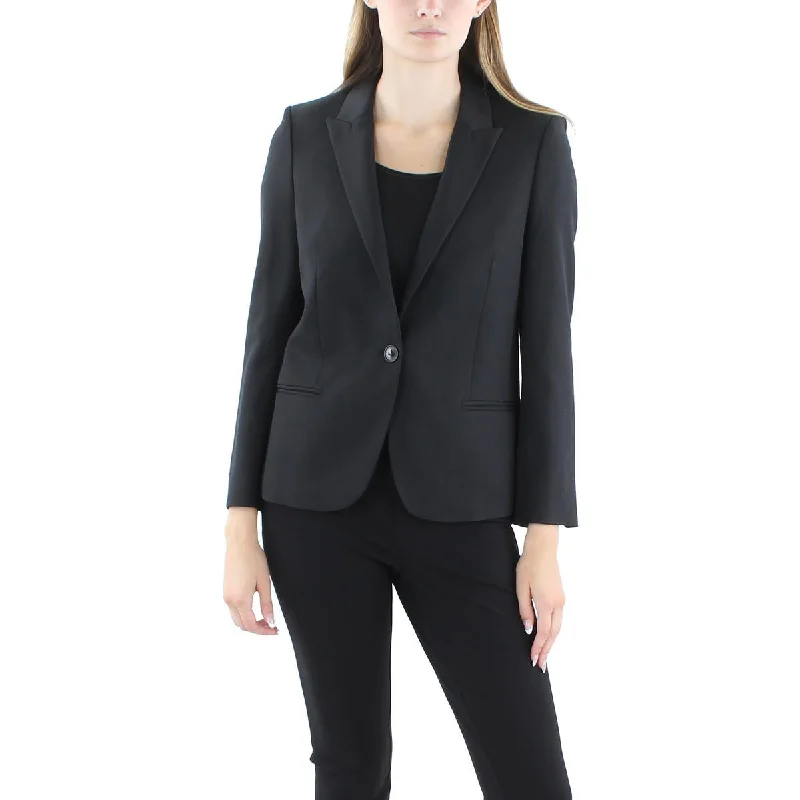 Zadig & Voltaire Womens Vedy Skull Wool Embellished One-Button Blazer