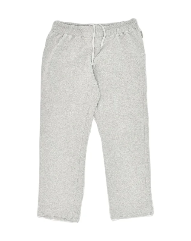 CHAMPION Womens Tracksuit Trousers UK 14 Large Grey Cotton