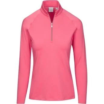 New Dunning Women's Riley Performance 1/4 Zip Pullover w/ Sleeve Logo Size XL MSP$104