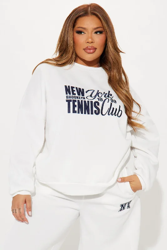 New York Tennis Social Club Sweatshirt - White