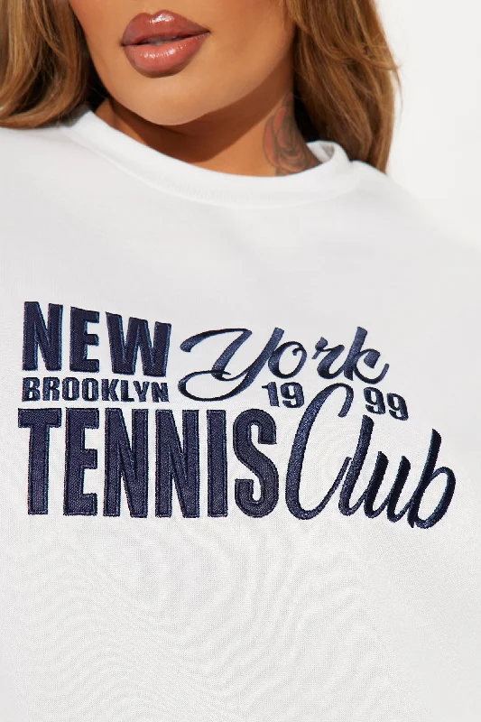 New York Tennis Social Club Sweatshirt - White