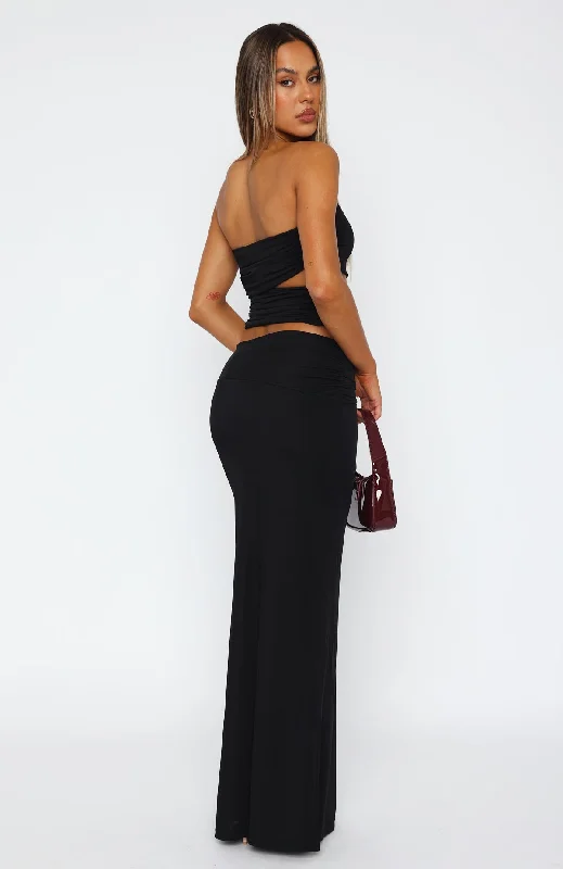 Party Time Maxi Skirt Black