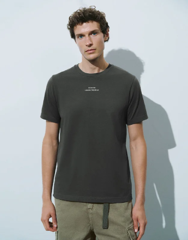 Crew Neck Straight T-Shirt