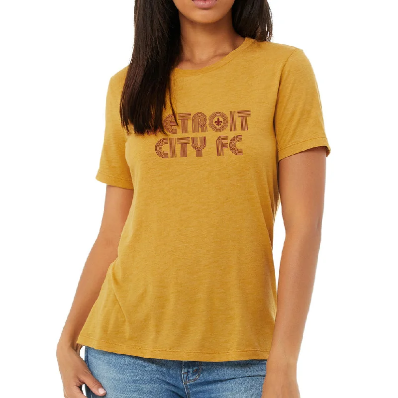 DCFC Retro Women's Tee - Mustard