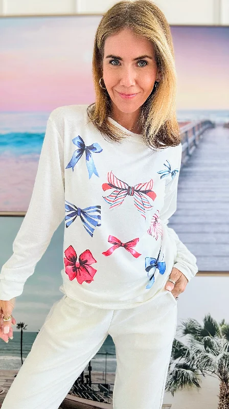 Patriotic Coquette Sweatshirt