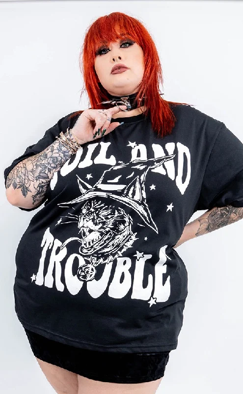 Toil and Trouble Oversized Tee | Plus Size