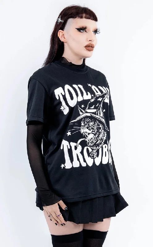 Toil and Trouble Oversized Tee