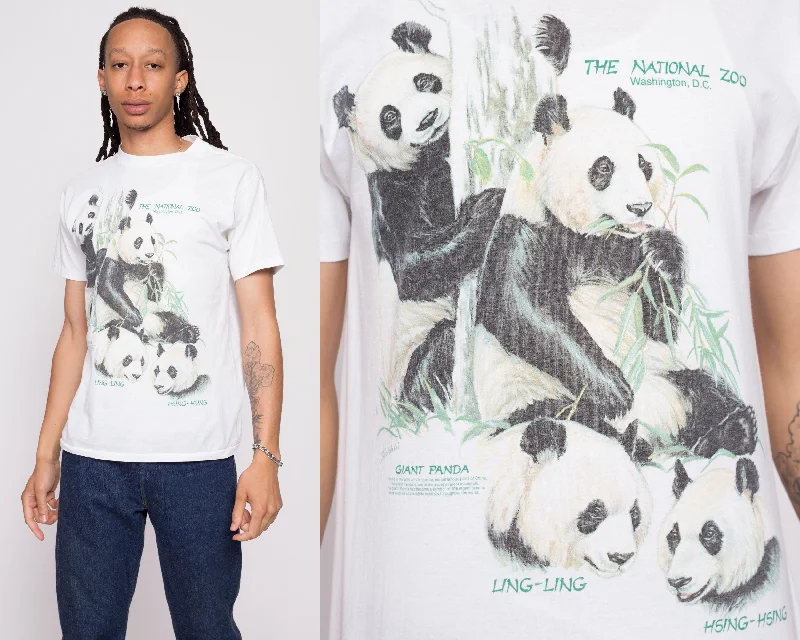 90s Panda Bear National Zoo T Shirt - Men's Medium