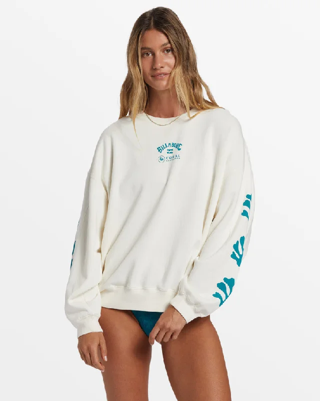 Billabong Beyond The Reef L/S Tee-Salt Crystal