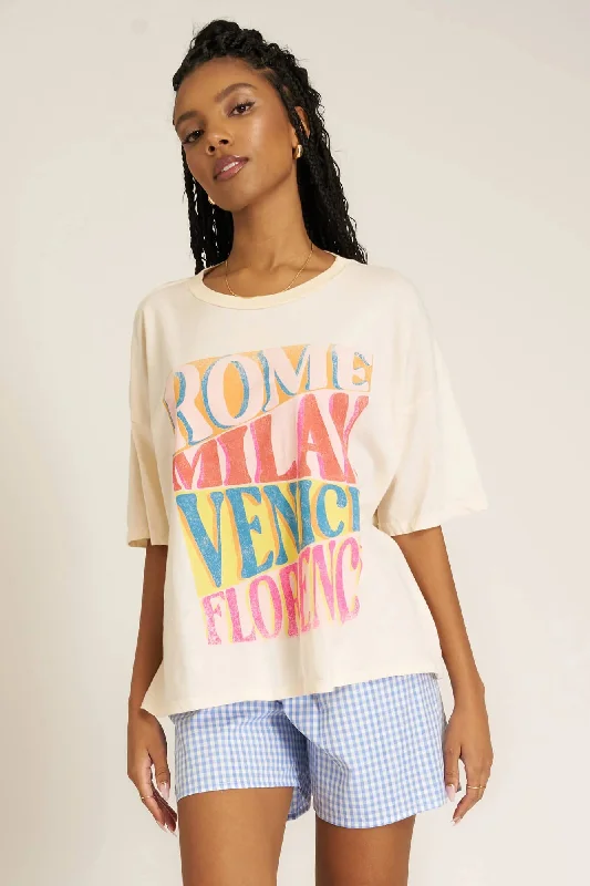 Italia Cities Perfect BF Tee