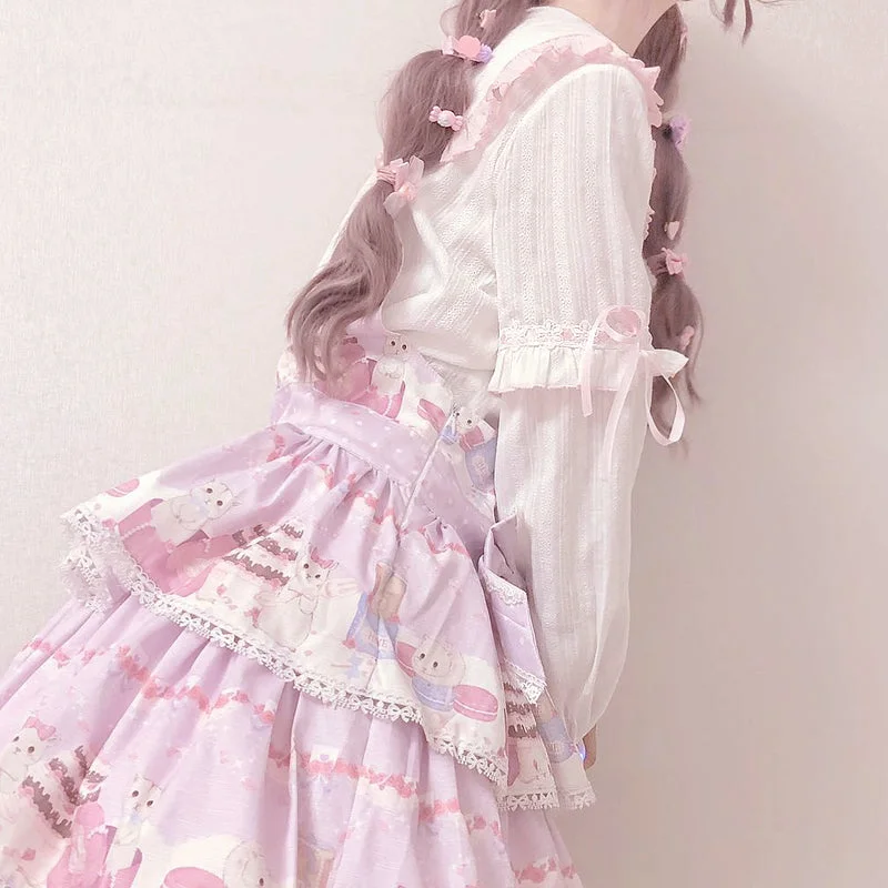 lolita cute rabbit ear shirt yv43208