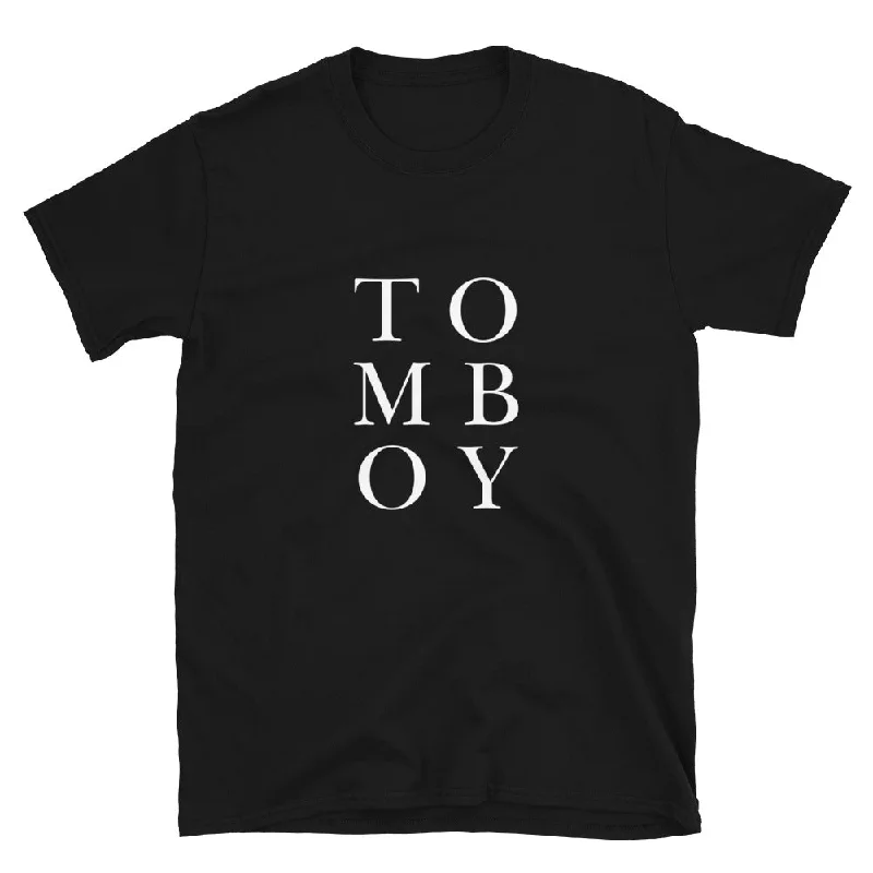 THE ESSENTIAL BOYFRIEND TEE BLACK TOMBOY