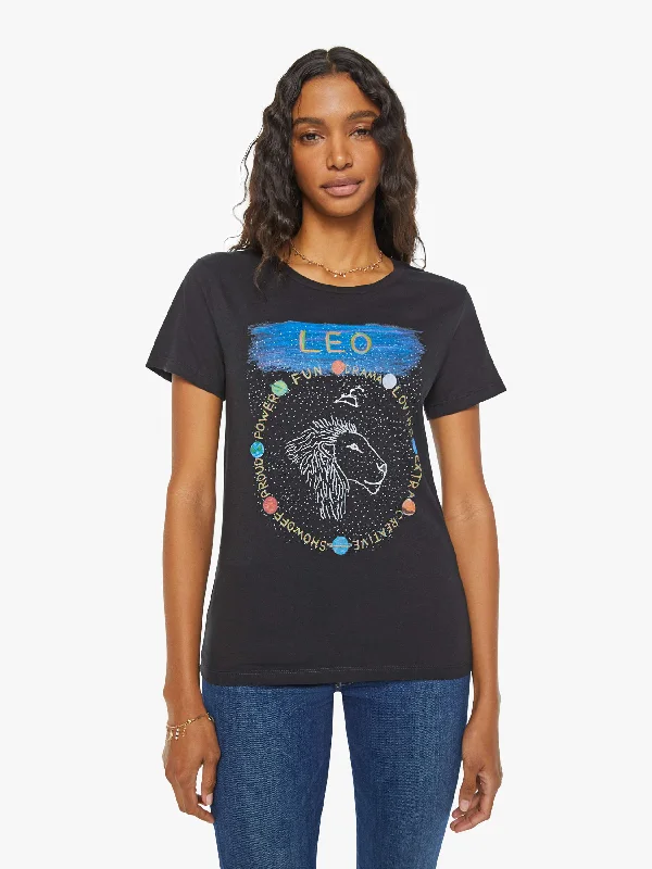 Unfortunate Portrait Leo Zodiac Tee - Black