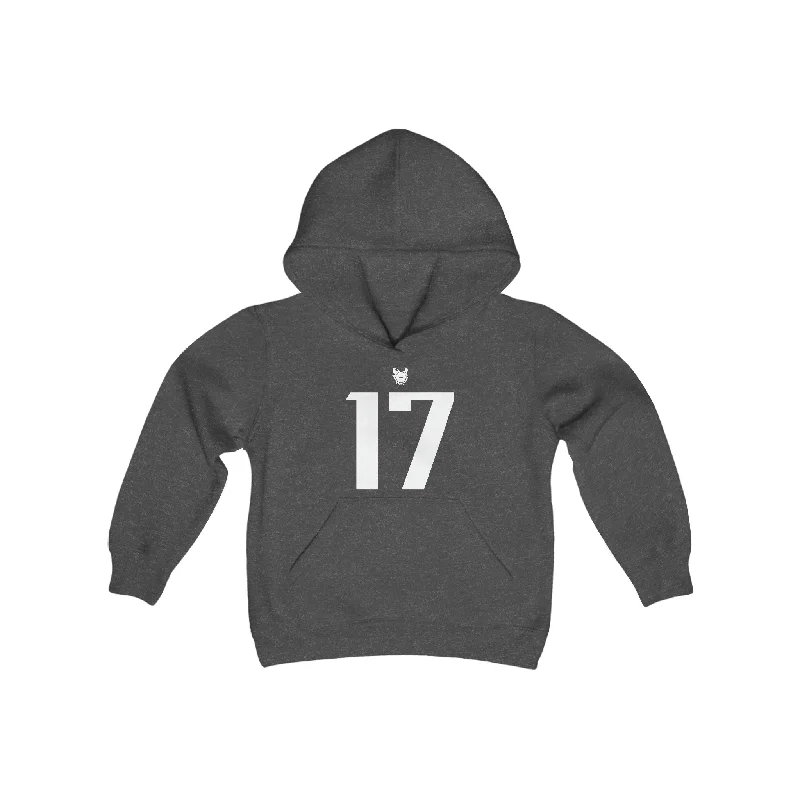 Youth Heavy Blend Hoodie - Jersey #17