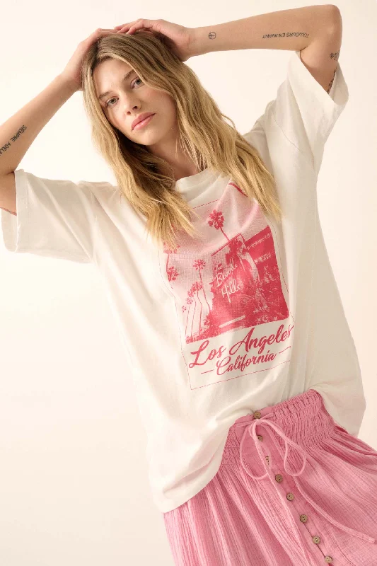 Beverly Hills Los Angeles Oversize Graphic Tee