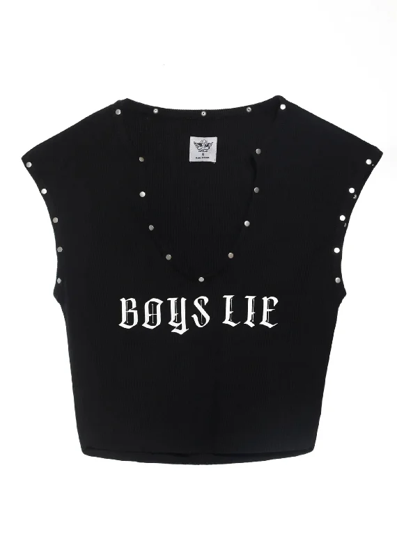 Boys Lie Rebel Tank ★ Black