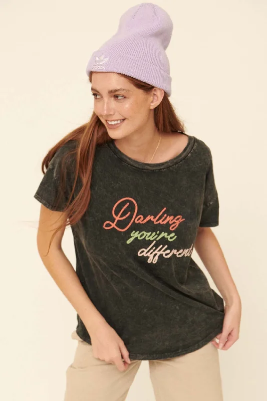 Darling You're Different Vintage Graphic Tee