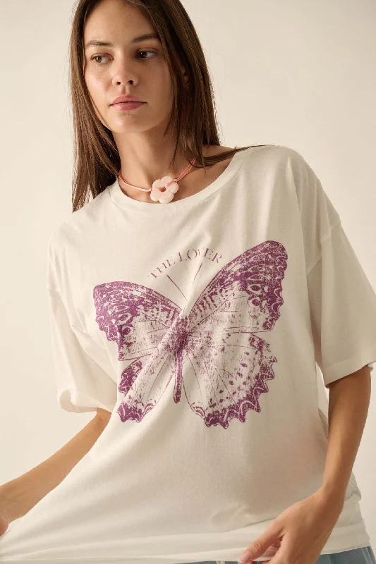 Lover Butterfly Oversize Graphic Tee