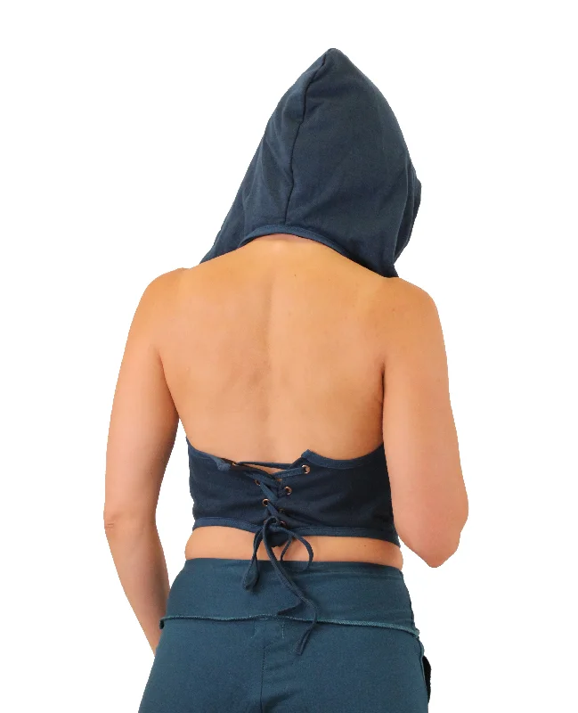 Zip Hood Sweatshirt Vest