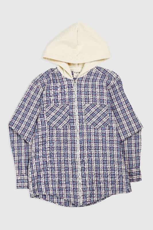 Unisex Rework Hooded Flannel - XS