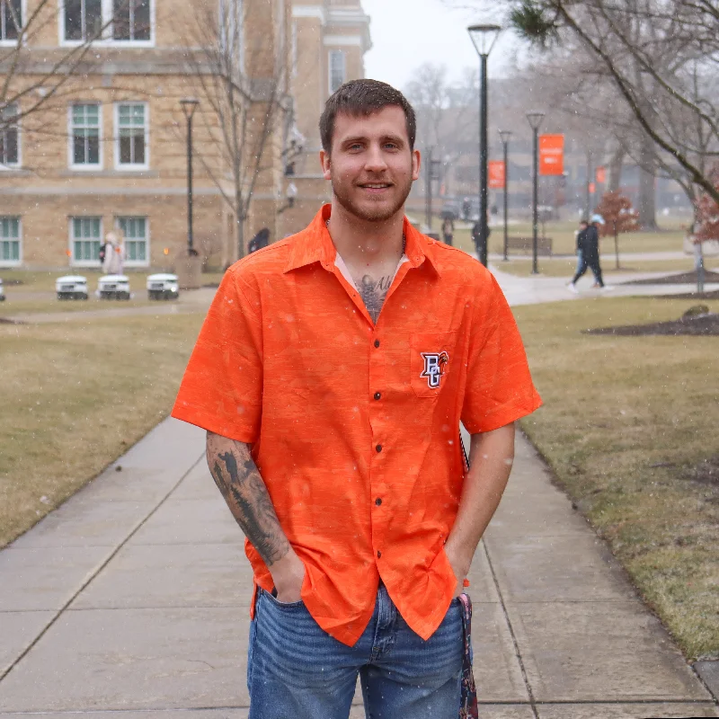 Colosseum BGSU Tropical Button Up Shirt