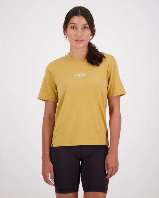 Icon Merino Air-Con Relaxed Tee - Honey