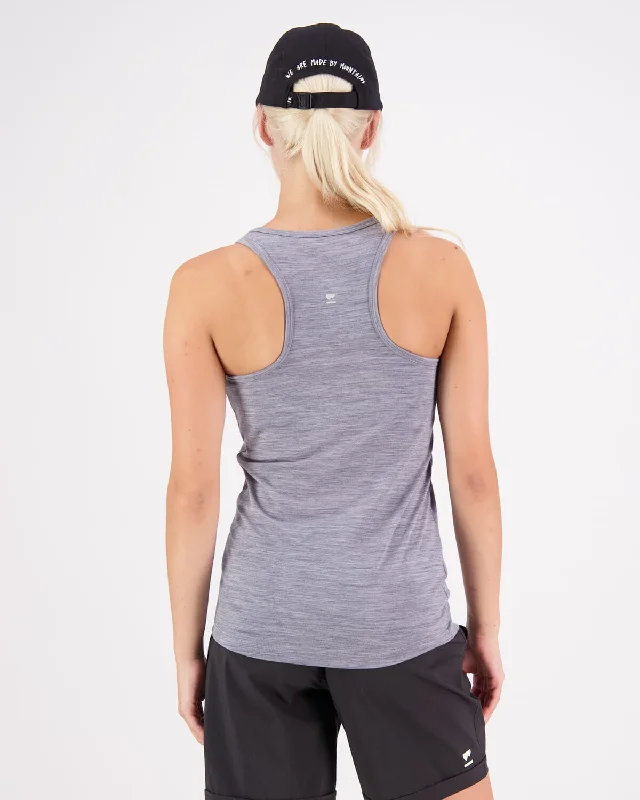 Icon Merino Air-Con Tank - Grey Heather