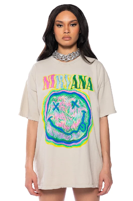 NIRVANA TRIPPY GRAPHIC TEE