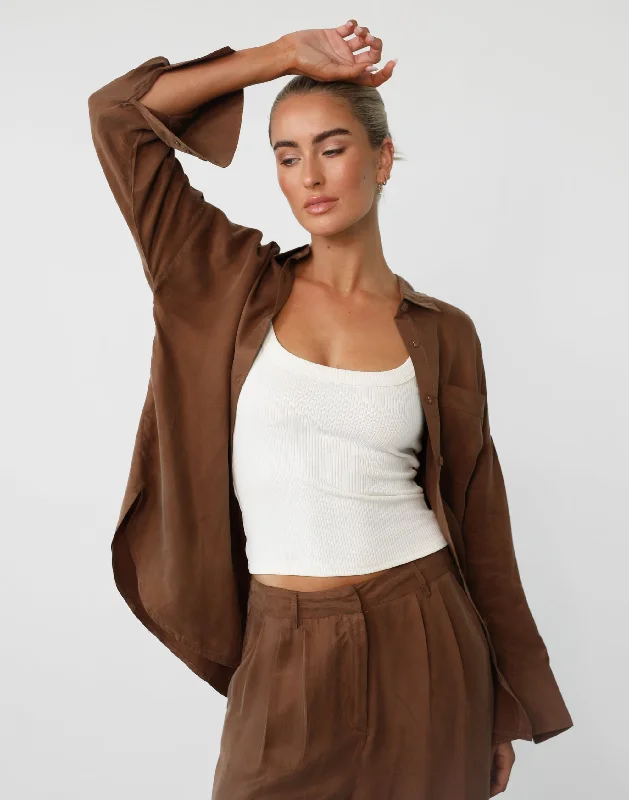 Ranna Long Sleeve Shirt (Mocha)